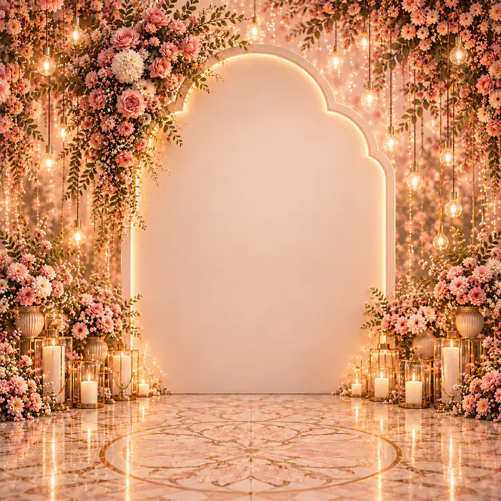 Blush Candlelight Garden