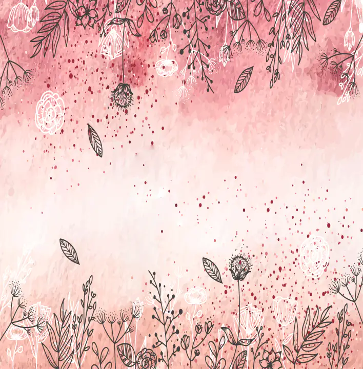 Blush Sketch Garden